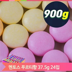 달콤한 간식 멘토스 푸르티향 37g24개 아이들 후식, 24개