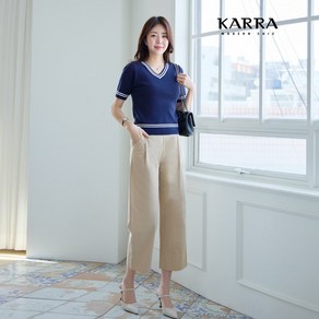 카라 KARRA 벌룬코튼핀턱팬츠 A4S1030