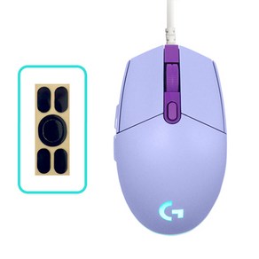 로지텍 G102 2세대 LIGHTSYNC 게이밍 유선 마우스 MU0054 + 마우스 피트