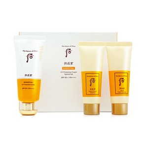 더 후 공진향 진해윤 선크림 기획/본품60ml+폼클렌저40ml+크림클렌저40ml, 1세트