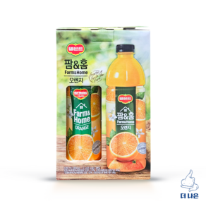 델몬트 팜&홈 오렌지주스, 4개, 1.2L