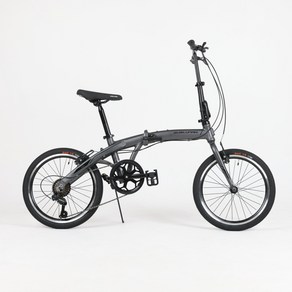 서브루나 미니벨로 접이식 자전거 경량 가벼운 폴딩 20인치 시마노 7단 반조립, 티타늄그레이, 100% 완조립