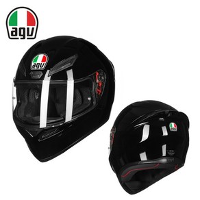 AGV K1 풀마스크헬멧 풀커버 레이싱 오토바이 풀페이스 헬멧, 블랙