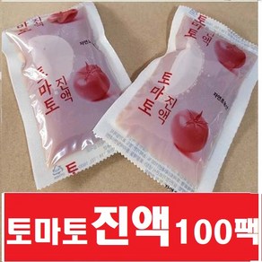 토마토즙진액(100팩X115m l) 통채로 갈아만든액(50팩X2), 105ml, 100개