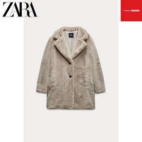 ZARA 자라 페이크 퍼 코트 6318246 가을 겨울 인조밍크 모피 자켓