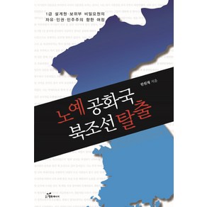 노예공화국 북조선 탈출:1급 설계원 보위부 비밀요원의 자유 인권 민주주의 향한 여정