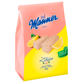 마너 Manne 레몬 크림 슬라이스 웨이퍼, 400g, 1개