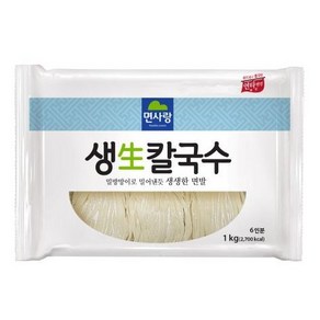 면사랑 생칼국수(6인분) 1kg, 6개