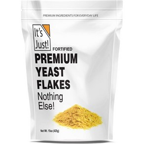 It's Just - Yeast Flakes Nutitional Yeast Pemium Fotified Nooch Vegan Cheese Substitute (15oz, 425g, 1개