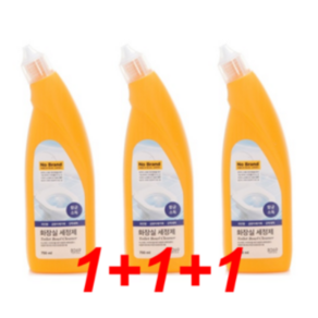 노브랜드 화장실 세정제 750ml 곰팡이 / 찌든때 / 락스, 3개