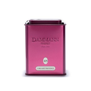 DAMMANN FRERES 프랑스 정품 다만프레르 카르카데 프로방스 틴케이스 100g, 1개, 1개입