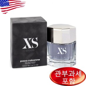 Xs By PACO RABANNE 3.4 oz MEN 파코라반, 1개, 100ml