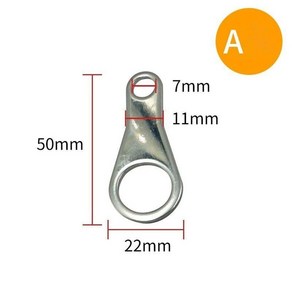 오토바이 스위치 스테인리스 브래킷 범용 16mm 방수 단추 스틸 장비용, 1) A, 1개