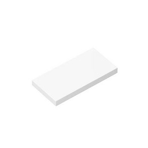 용 세라믹 빌딩 블록 장난감 교육용 사이즈 선물 DIY MOC 호환 2x4 타일 로트 87079, [01] 10PCS, [11] White, 1개