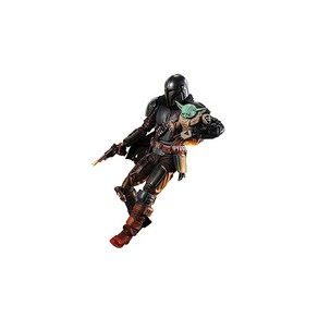 BANDAI SPIRITS(반다이 스피리츠) S.H. 투 스타워즈 만달로리안 그로구 (STAR WARS The Mandalorian) 약 150mm ABSPVC 직물