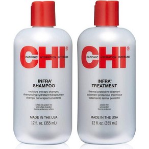 CHI 인프라 샴푸 트리트먼트 세트 12Fl.oz(355ml)