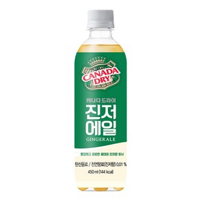코카-캐나다드라이진저에일450ml, 24개, 450ml