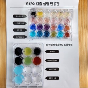 영양소검출+침.아밀라제의 녹말소화 실험키트(2인또는4인1조실험) aco-a39, 개