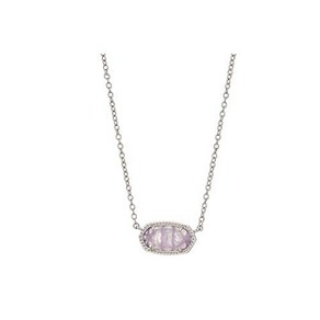 Kenda Scott Elisa Pendant Necklace fo Women Fas Kenda Scott Elisa 여성용 펜던트 목걸이 패션 주얼리 로듐 도금 보라