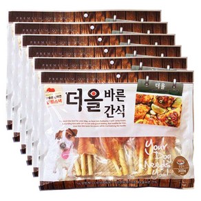 메가펫 더올바른 강아지간식 300g, 6개, 닭갈비