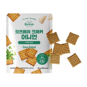 잇츠베러 비건 크래커 어니언, 45g, 30개