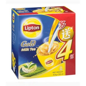 홍콩 립톤 Lipton 골드 밀크티 16.5g 원산지 홍콩, 오리지널(24개입), 8개