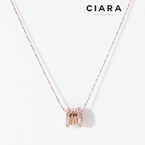 CIARA 14K Ghedi 두에 샤이닝휠 목걸이(GoldPlated)