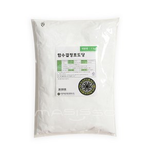 큐원 함수결정포도당 1kg 이든 업소용 소포장, 1개