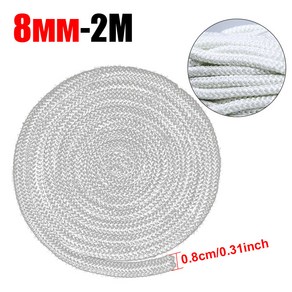 벽난로 코드 교체 섬유 길이 10MM 로프 문짝 유리 8MM 내화 목재 2M 씰링 12MM 6MM 가스켓