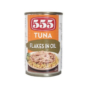 필리핀 555 튜나 플레익스 오일 참치 통조림 캔 155g / TUNA FLAKES IN OIL