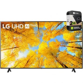 LG 43UQ7590PUB 43인치 HDR 4K UHD 스마트 TV 번들 2년 CPS 향상 보호 팩 포함, 43 Inch