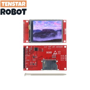 2.4 SPI TFT LCD 터치 패널 PBC 240x320 직렬 디스플레이 펜 포함 ILI9341 칩 포트 모듈, 01 2.4 Inch Touch Panel