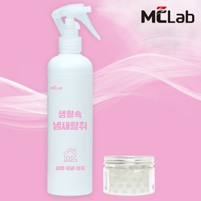 엠씨랩 생활속 냄새탈취제(무향)+비즈용기, 생활속냄새탈취제 스프레이300ml＋비즈용기, 300ml, 1개