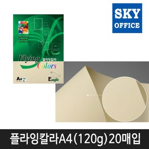 삼원특수지 칼라복사지 플라잉칼라 A4(120g) 20매입 1속