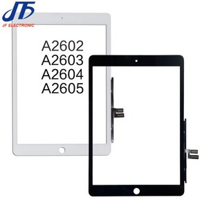 접착제 포함 2021 터치 스크린 디지타이저 패널 어셈블리 디스플레이 iPad 9 세대 10.2 인치 A2602 10, 1개, 01 5x With button Mix