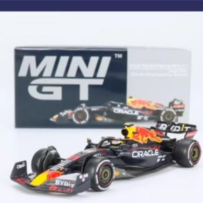 1:64 레드불 F1 RB18 레이싱카 다이캐스트 자동차 모형, B, 1개