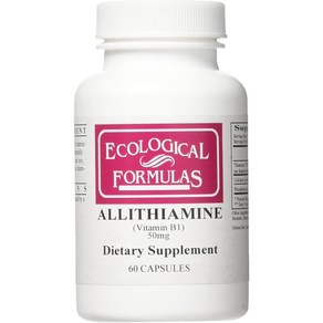 Ecological Formulas Allithiamine Vitamin B1 50 Mg Wh Ecological Formulas 알리티아민 비타민 B1 50 Mg 흰색 60