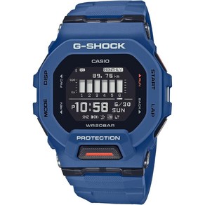 지샥 GBD-200-2JF 남성용 손목시계 블루 G-Shock 20 ATM 방수 지스쿼드