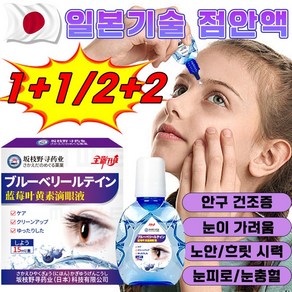 [당일 출고] 일본 안구건조증 점안액 황반변성 눈 피로 염증 완화 눈물액 아이케어 보장증정