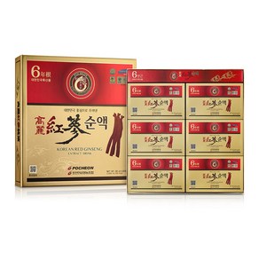 포천인삼영농조합 홍삼순액 80ml x 30포, 1개, 2.4L