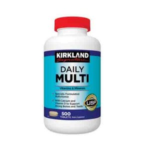 커클랜드 데일리 멀티 비타민 500정 (타블렛) Kikland Daily Multivitamin 500tabs, 1개