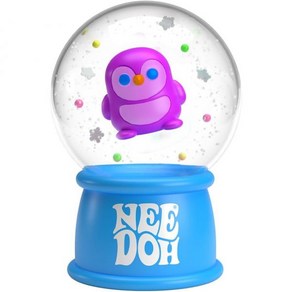 쉴링 Schylling NeeDoh Squishmas Squish N' Snow Globes - 크리스마스 스퀴즈 장난감 다양한 색상 3세부터 성인까지(1팩)