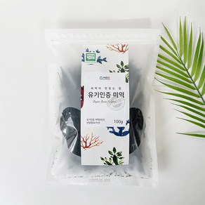 해맑은 유기인증 미역, 100g, 1개