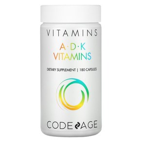 CodeAge Vitamins A.D.K Vitamins 180 Capsules, 1개, 180정