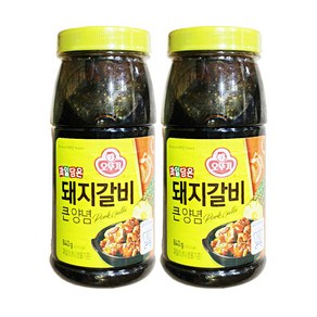 오뚜기 돼지갈비 큰양념 840g 2개 멸치조림 가지볶음 양념