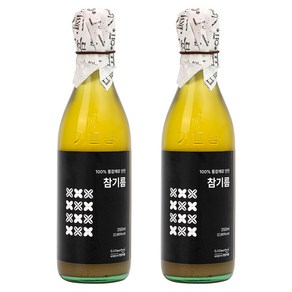 청정식품 통참깨 100% 저온압착 참기름, 2개, 350ml