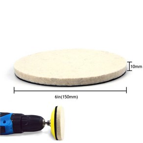 와이지알씨 양모패드 3-6인치 모음 샌딩패드용 단모패드 광택패드 연마