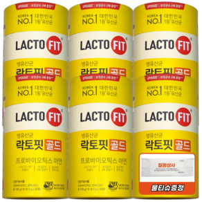 종근당건강 생유산균 락토핏골드 LACTO-5X 포뮬러, 100g, 6개