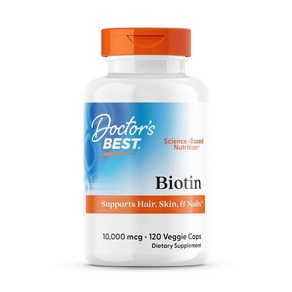 닥터스베스트 비오틴 10 000mcg 캡슐 120정165975, 닥터스베스트 비오틴 10,000mcg 캡슐 120정 2, 1개, 120정