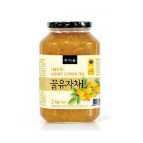 녹차원 차다움 꿀유자차, 2kg, 1개